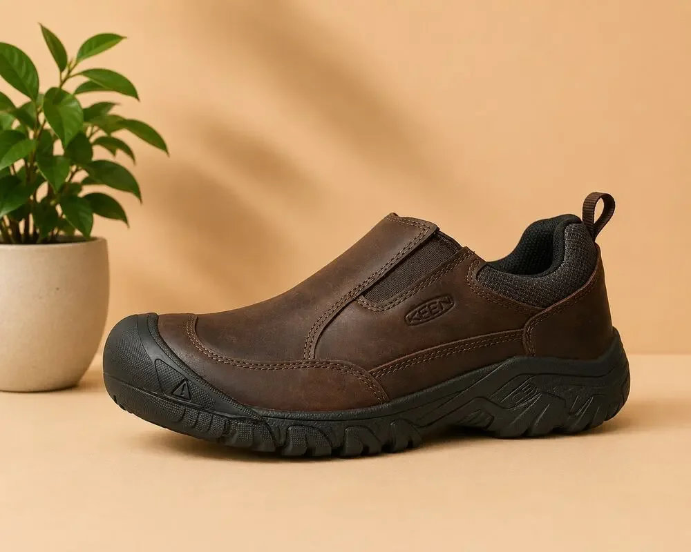 NWT KEEN Men's Targhee 3 Slip-On Leather Mules Dark Earth Mulch Size 11